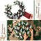 Christmas Berry Branches Sprays Faux Berry Sprig Picks(White)